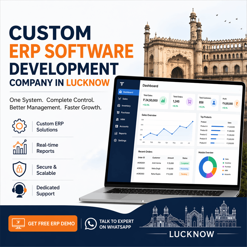 Custom ERP Development Services in Lucknow