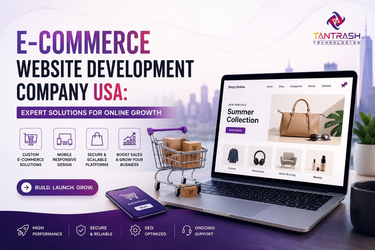 E-commerce Website Development Company USA: Expert Solutions for Online Growth