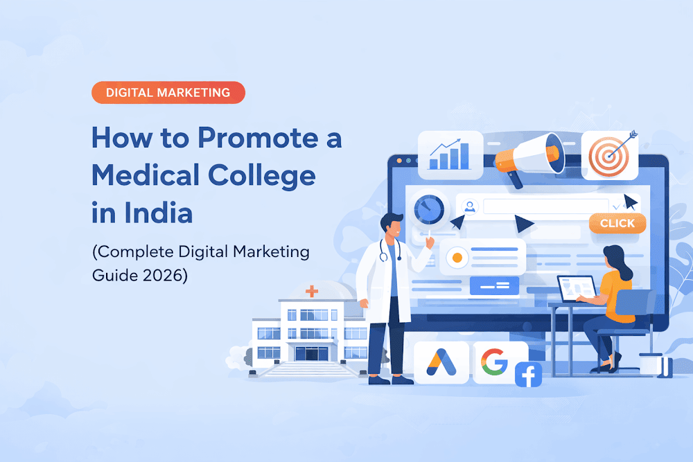 How to Promote a Medical College in India (Complete Digital Marketing Guide 2026)